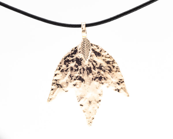 TriangularMapleLeaf Pendant