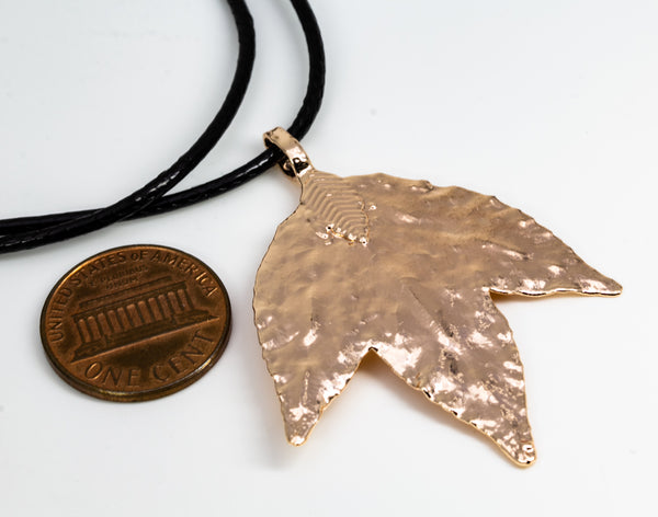 TriangularMapleLeaf Pendant