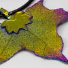CanadianSugarMapleLeaf Aurora Pendant