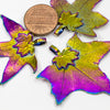 CanadianSugarMapleLeaf Aurora Pendant