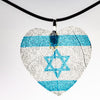 HeartShaped NationalFlag Pendant