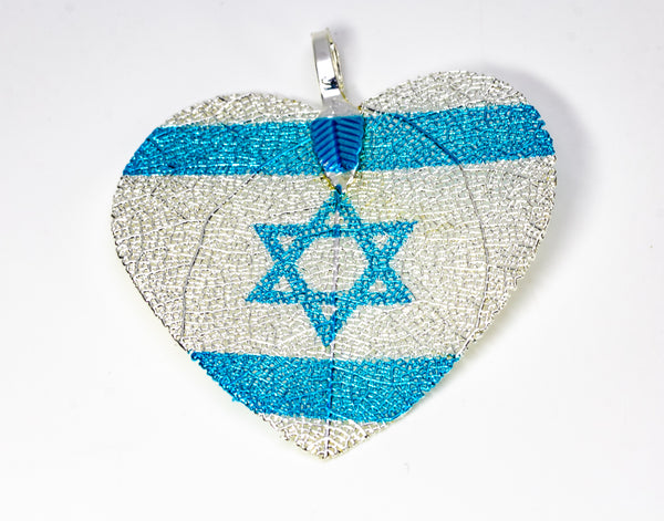 HeartShaped NationalFlag Pendant