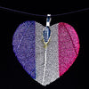 HeartShaped NationalFlag Pendant