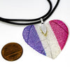 HeartShaped NationalFlag Pendant
