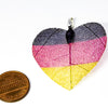 HeartShaped NationalFlag Pendant