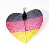 HeartShaped NationalFlag Pendant