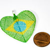 HeartShaped NationalFlag Pendant