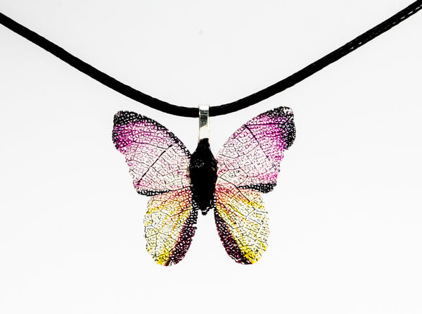 ButterflyShaped Colorful Pendant